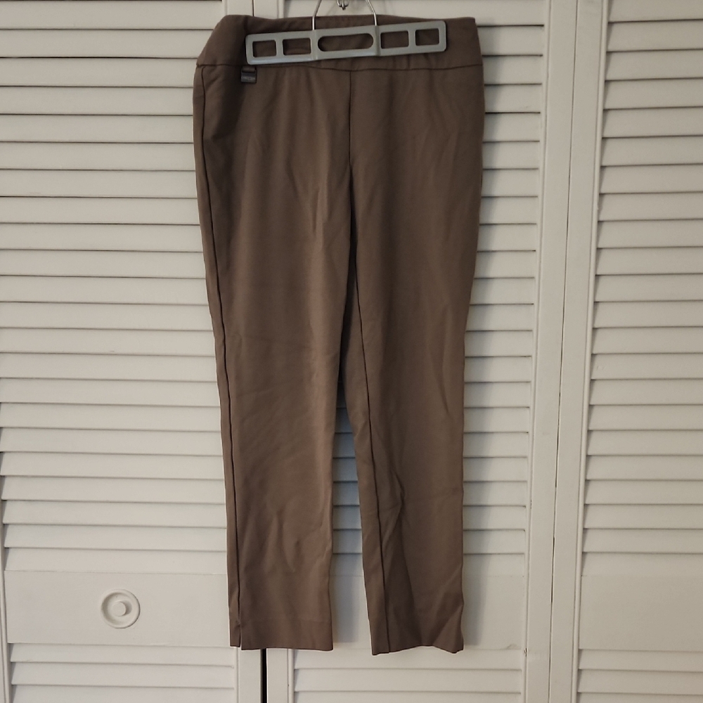 LISETTE Womens Brown Tan Pull On Pant.